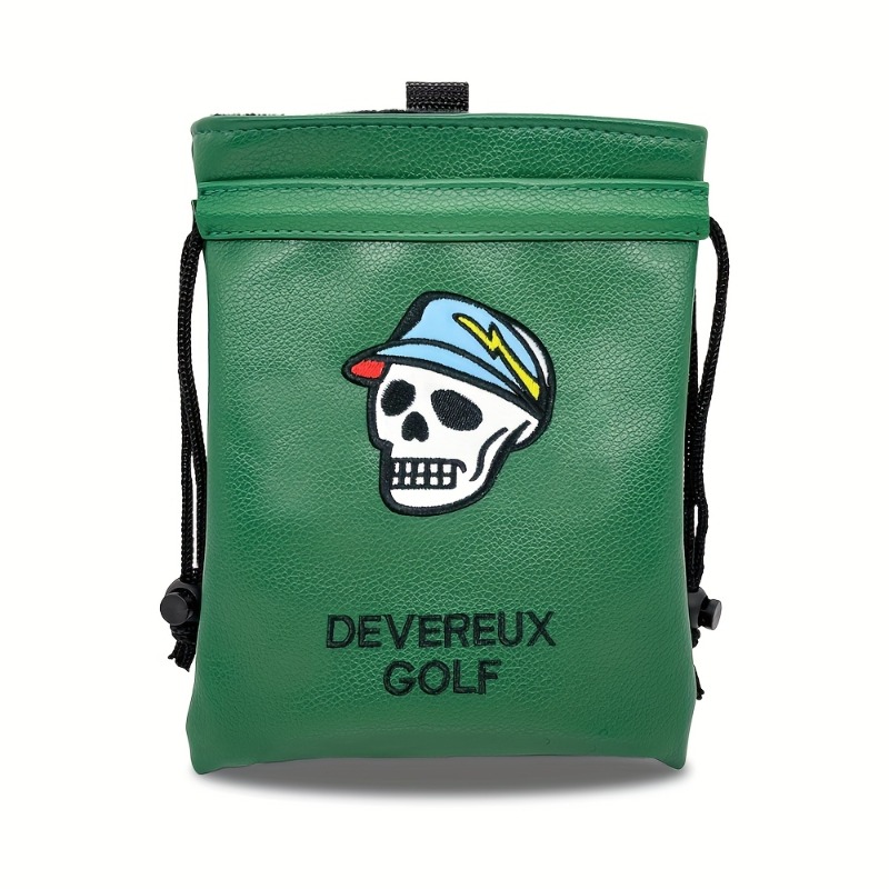 Golf Equipment Drawing - حقيبة محمولة خضراء للأشياء الثمينة في