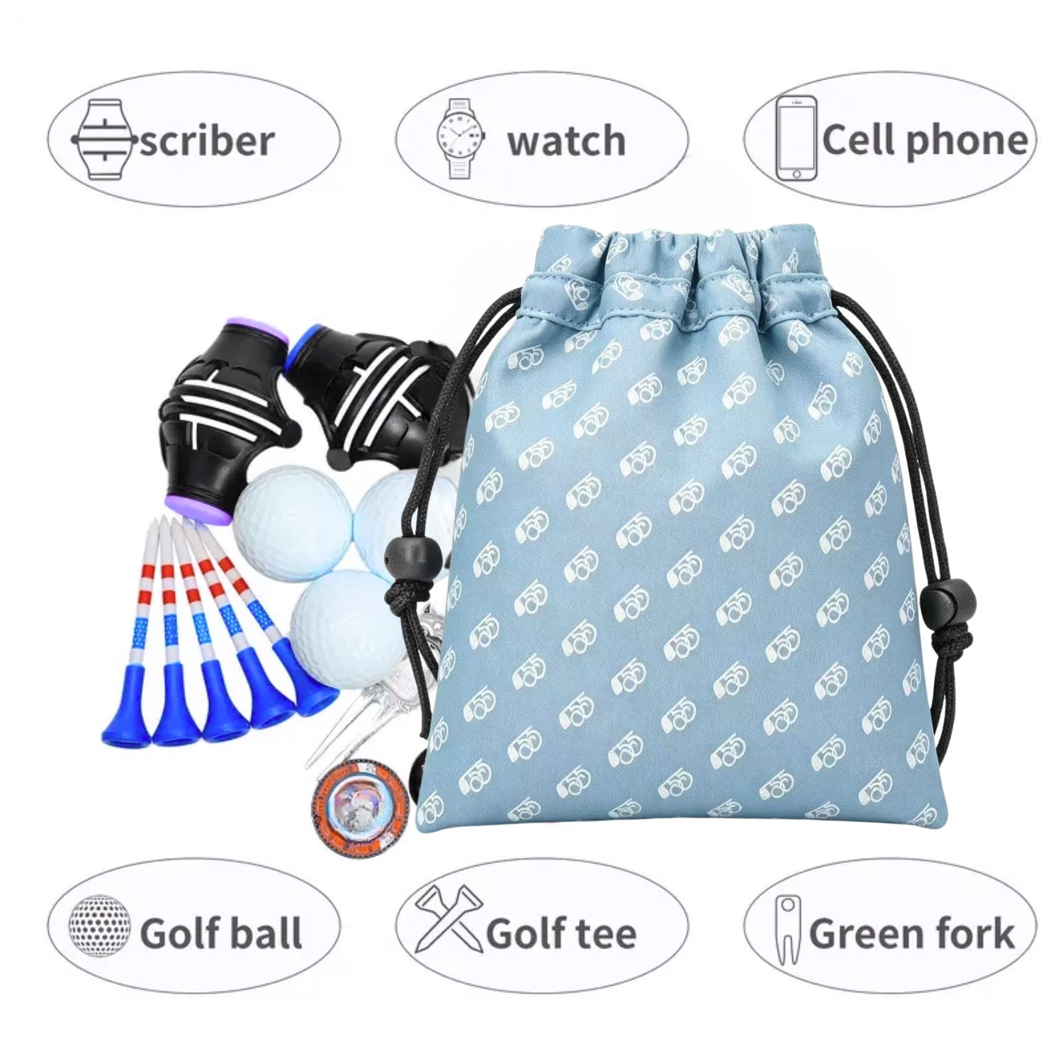 حقيبة صغيرة زرقاء بسيطة لحمل م - مراجعة Golf Equipment Drawing وسعره